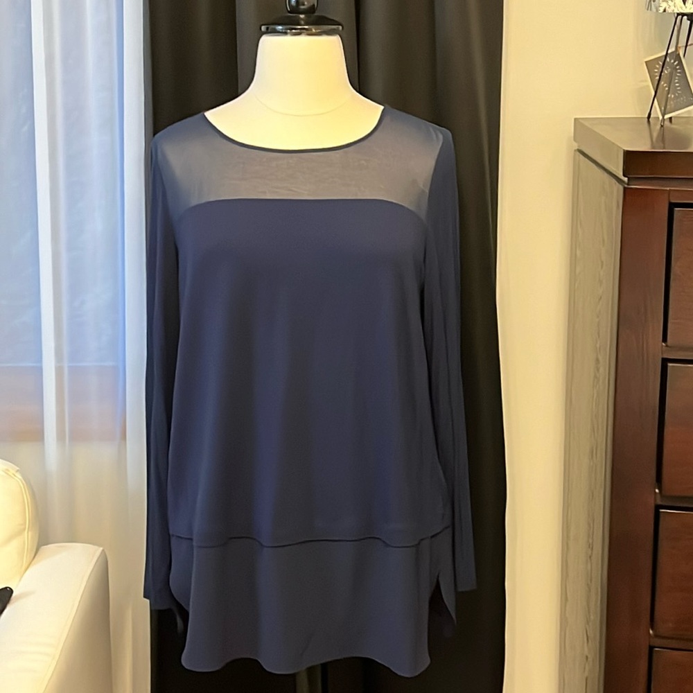 Navy Blue Jersey Tunic
